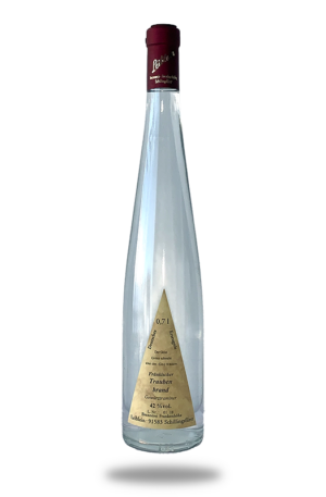 0,7 Liter Flasche mit Traubenbrand Gewürztraminer