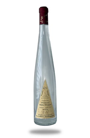 0,7 Liter Flasche mit Weinbrand Müller Thurgau